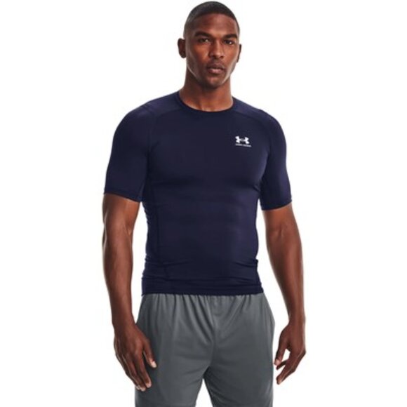 Under Armour - Mens Hg Armour Comp T-Shirt, size 3XL US mens, color blue. - Picture 1 of 5